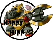 Hollis Happy Hippos team badge