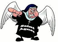 St. Agnes Flying Nuns team badge